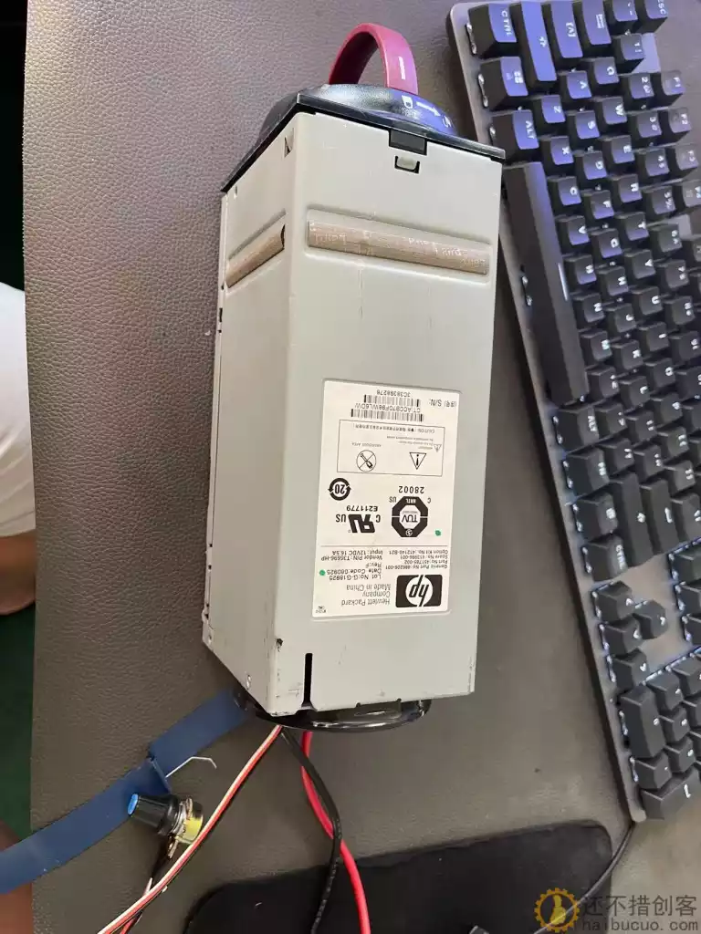 hp服务器c7000暴力风扇12v 16.5a改装调速的方法和教程，材料可以从还不错商城购买